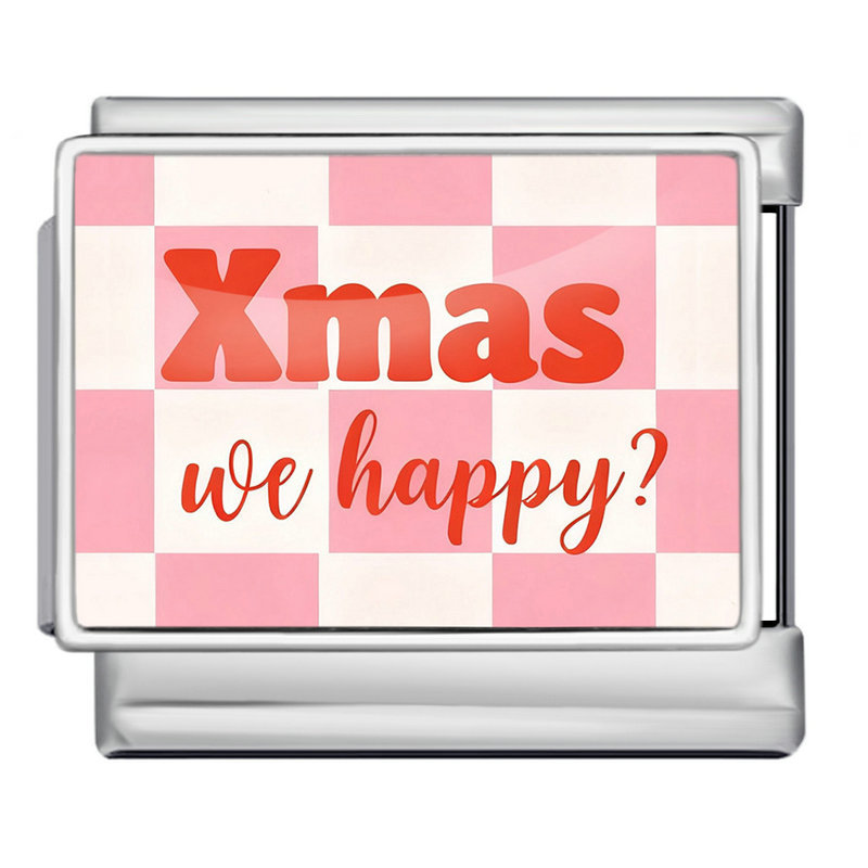 Christmas Series DIY Modular Stainless Steel Bangle Handmade Italian Modular Accessories Bracelet Wholesale