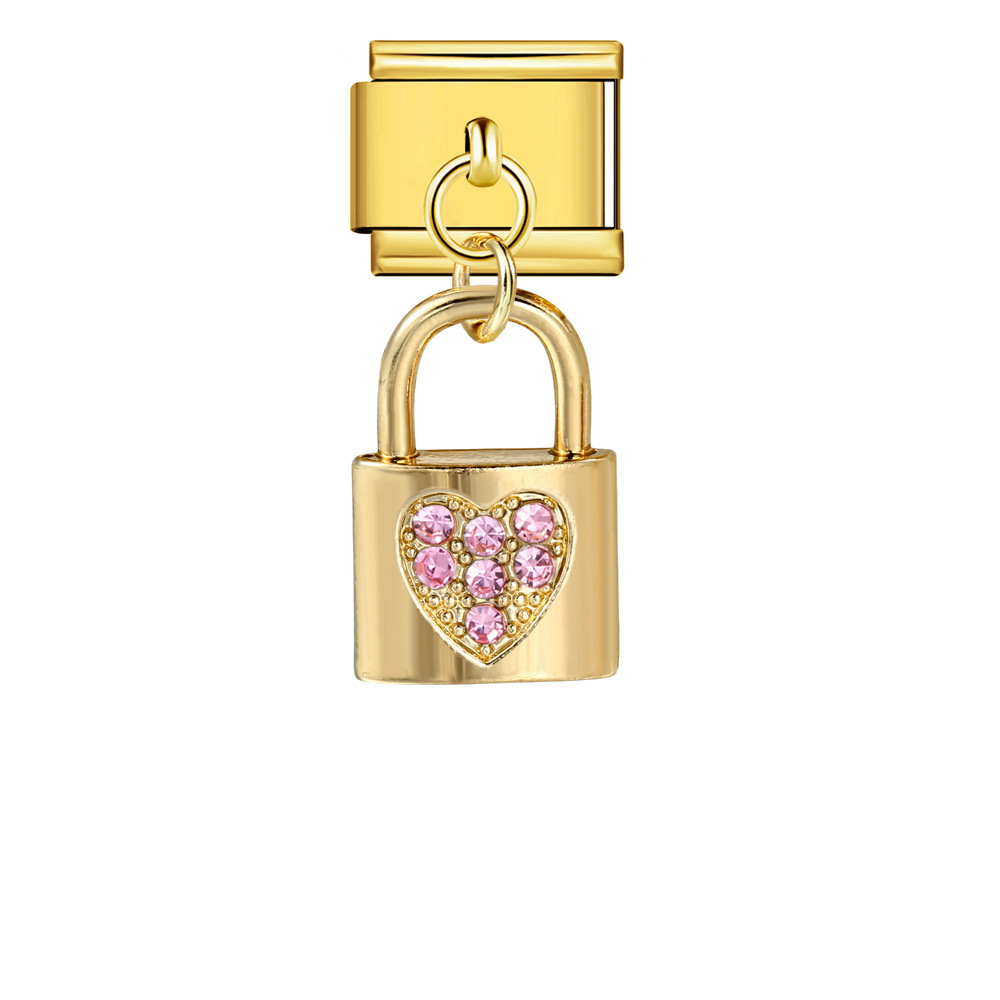 Cross-border Charms Personalized Handmade Creative Versatile Gold Pendant Fashion Retro Modular Bracelet Accessories