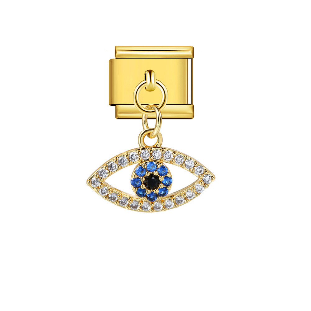 Cross-border Charms Personalized Handmade Creative Versatile Gold Pendant Fashion Retro Modular Bracelet Accessories