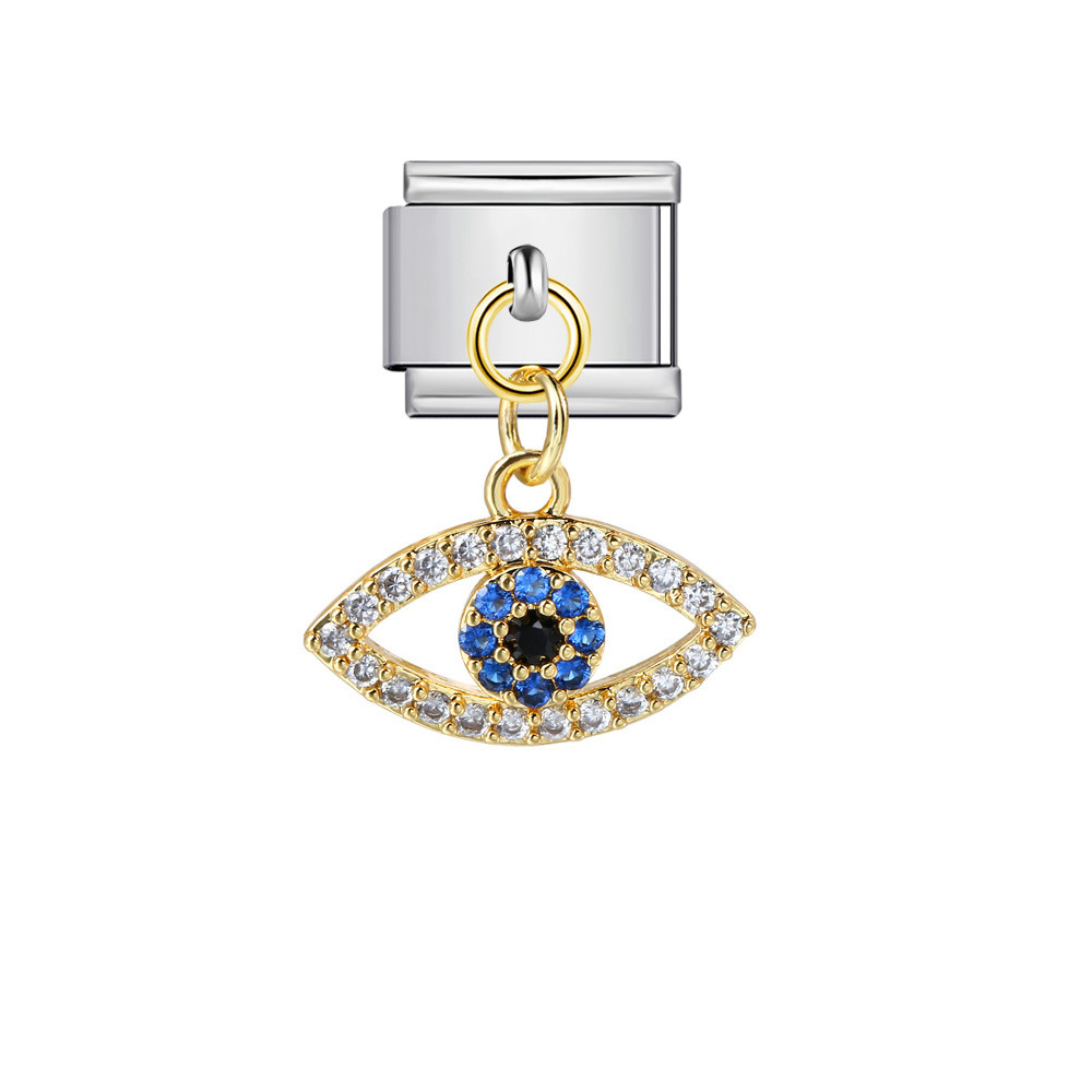 Cross-border Charms Personalized Handmade Creative Versatile Gold Pendant Fashion Retro Modular Bracelet Accessories