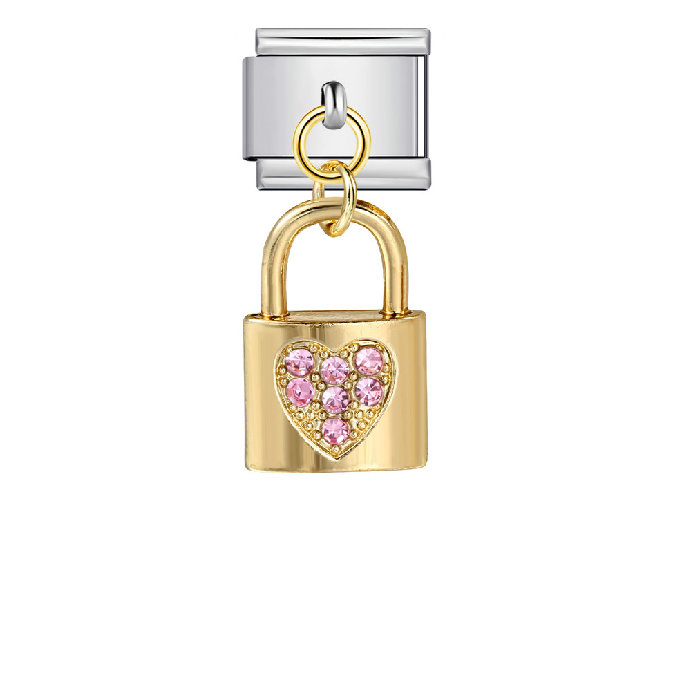 Cross-border Charms Personalized Handmade Creative Versatile Gold Pendant Fashion Retro Modular Bracelet Accessories