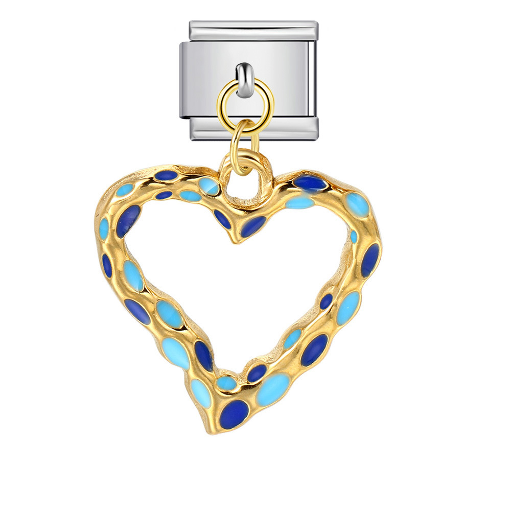 Cross-border Charms Personalized Handmade Creative Versatile Gold Pendant Fashion Retro Modular Bracelet Accessories
