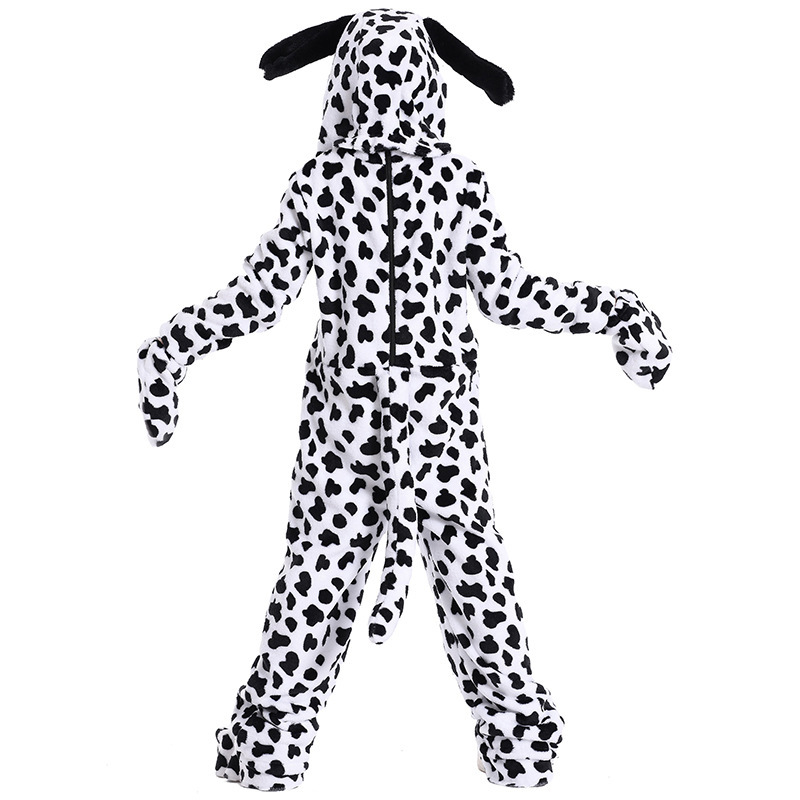 Children's Dalmatian Onesie Animal Costume Halloween Costume for Masquerade Party Performance and Parent-Child Outfit