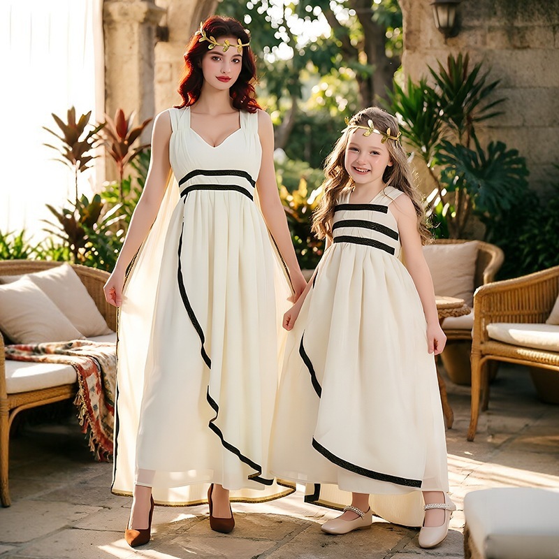 Halloween costume, Greek style birthday party dress, Greek goddess white dress