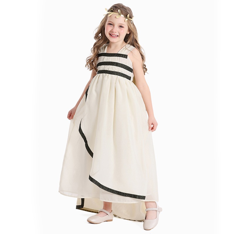 Halloween costume, Greek style birthday party dress, Greek goddess white dress