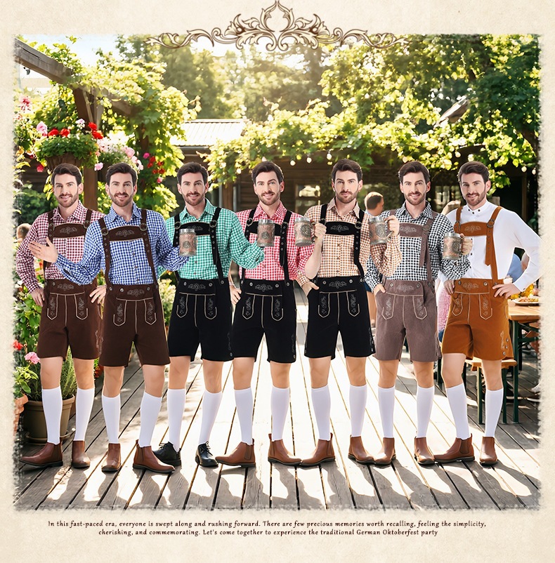 Guangzhou Apparel & Clothing, German Embroidery, Men's Beer Costume, Halloween Costume