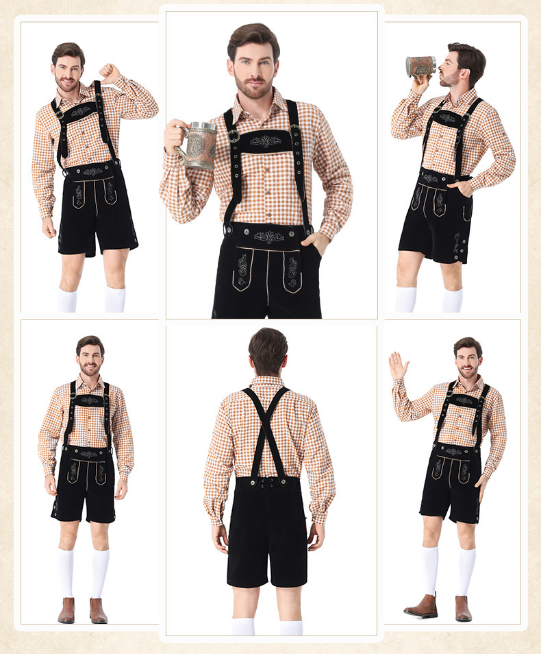 Guangzhou Apparel & Clothing, German Embroidery, Men's Beer Costume, Halloween Costume