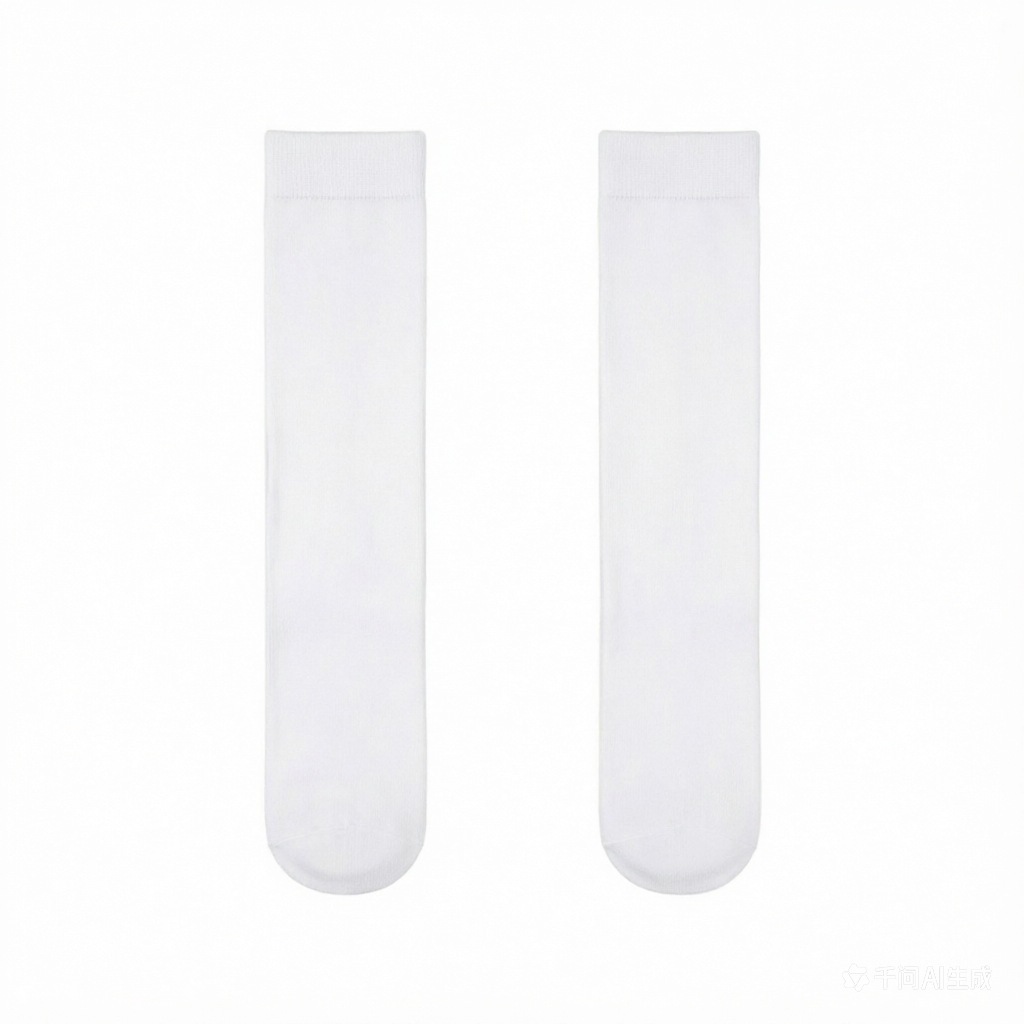 Lolita-style lace mid-calf socks, Japanese JK style, black and white, summer thin, breathable, sweet princess socks