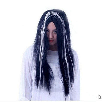 Funny curly afro hairstyle for kids, hip-hop style scientist wig, Halloween pirate cosplay costume accessories