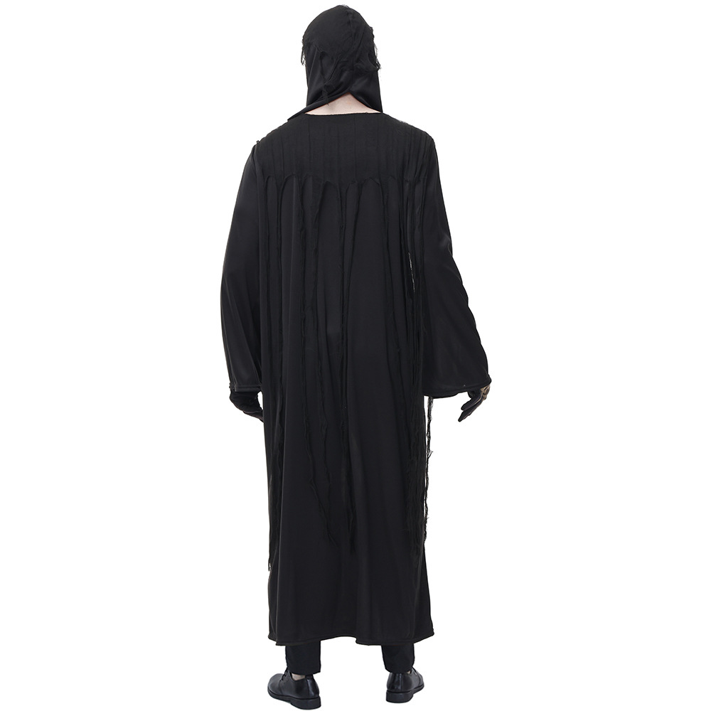 Halloween costume, skeleton robe, new cosplay adult male ghost role-playing costume