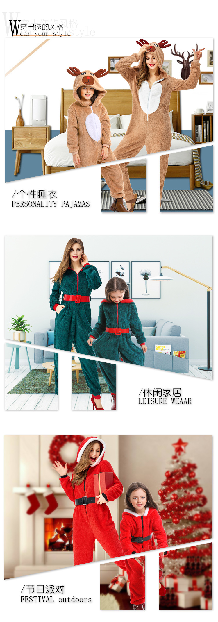 Christmas Costume Adult Female Cosplay Outfit Dark Green Santa Claus Home Bodysuit