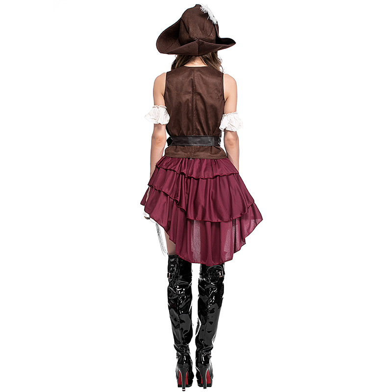 Guangzhou Apparel Halloween Costumes Women's Somali Pirate/Sea Monster Costume Game Uniform
