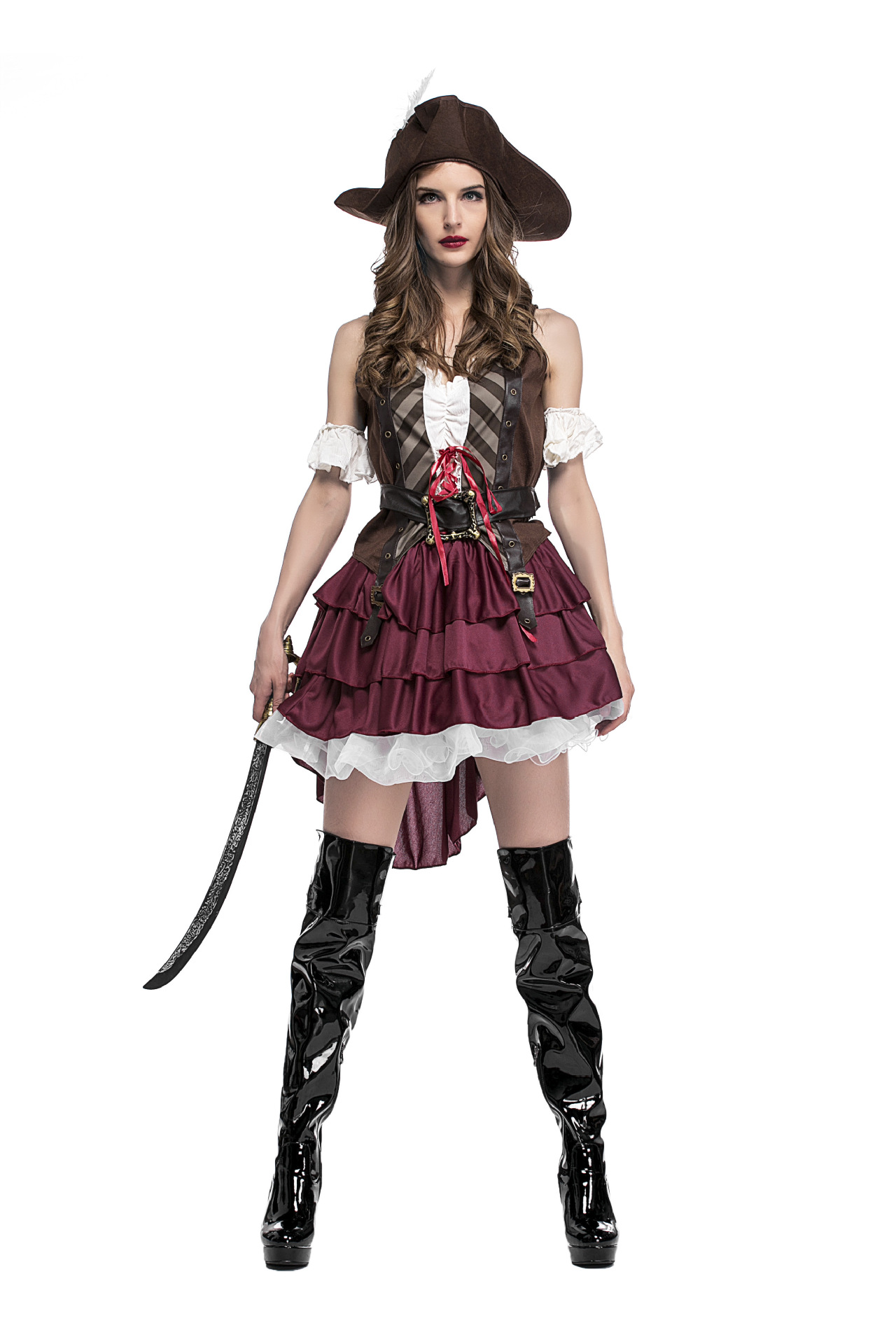 Guangzhou Apparel Halloween Costumes Women's Somali Pirate/Sea Monster Costume Game Uniform