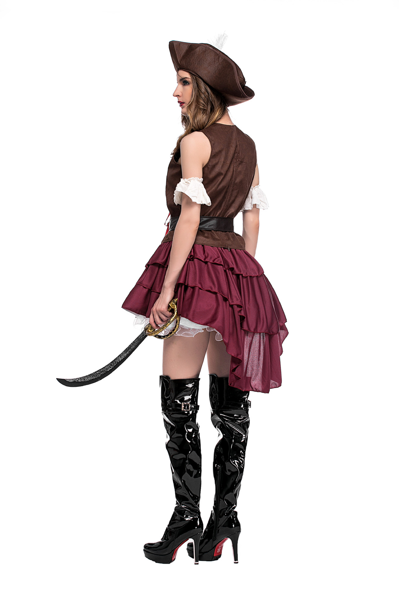 Guangzhou Apparel Halloween Costumes Women's Somali Pirate/Sea Monster Costume Game Uniform