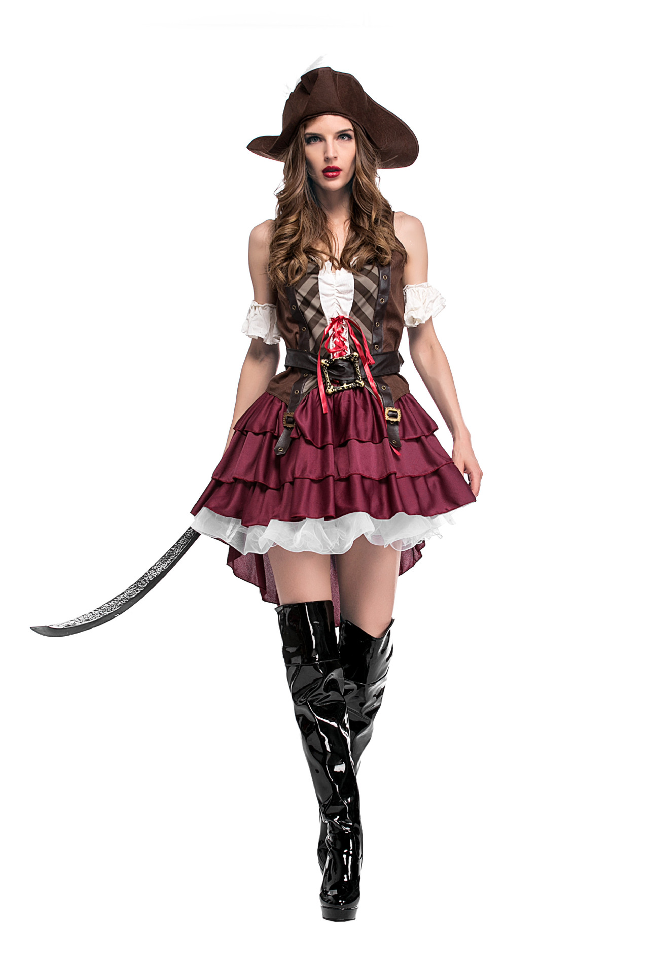 Guangzhou Apparel Halloween Costumes Women's Somali Pirate/Sea Monster Costume Game Uniform