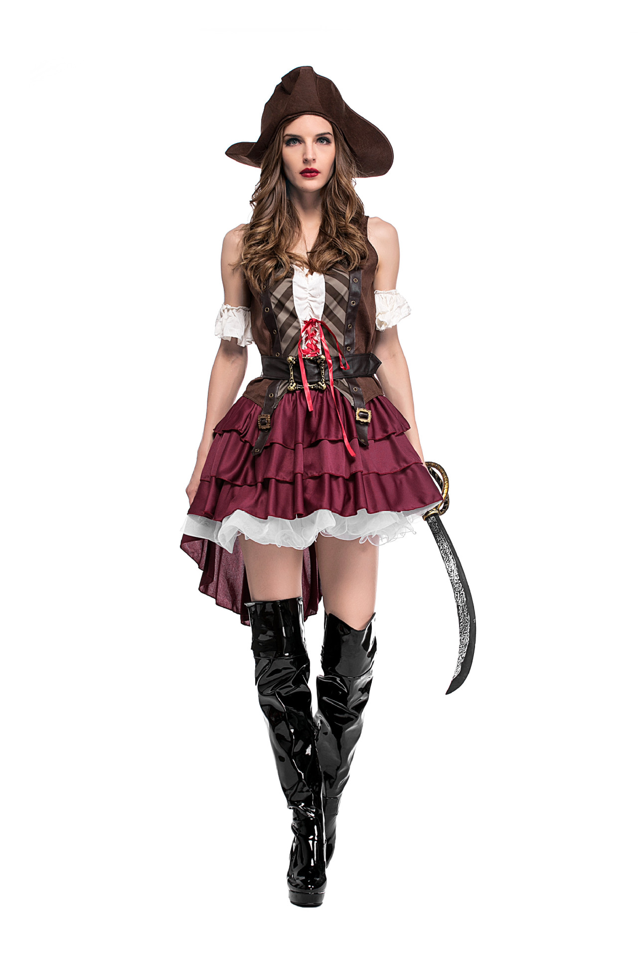 Guangzhou Apparel Halloween Costumes Women's Somali Pirate/Sea Monster Costume Game Uniform