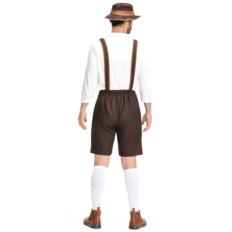 Guangzhou German Beer Festival Costumes for Men, Adult Carnival Attire