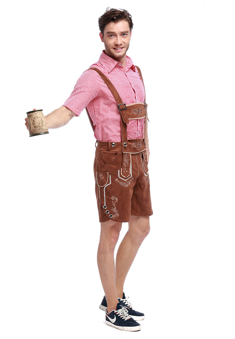 Guangzhou Apparel Adult Men's Beer Festival Costumes Beer Pants