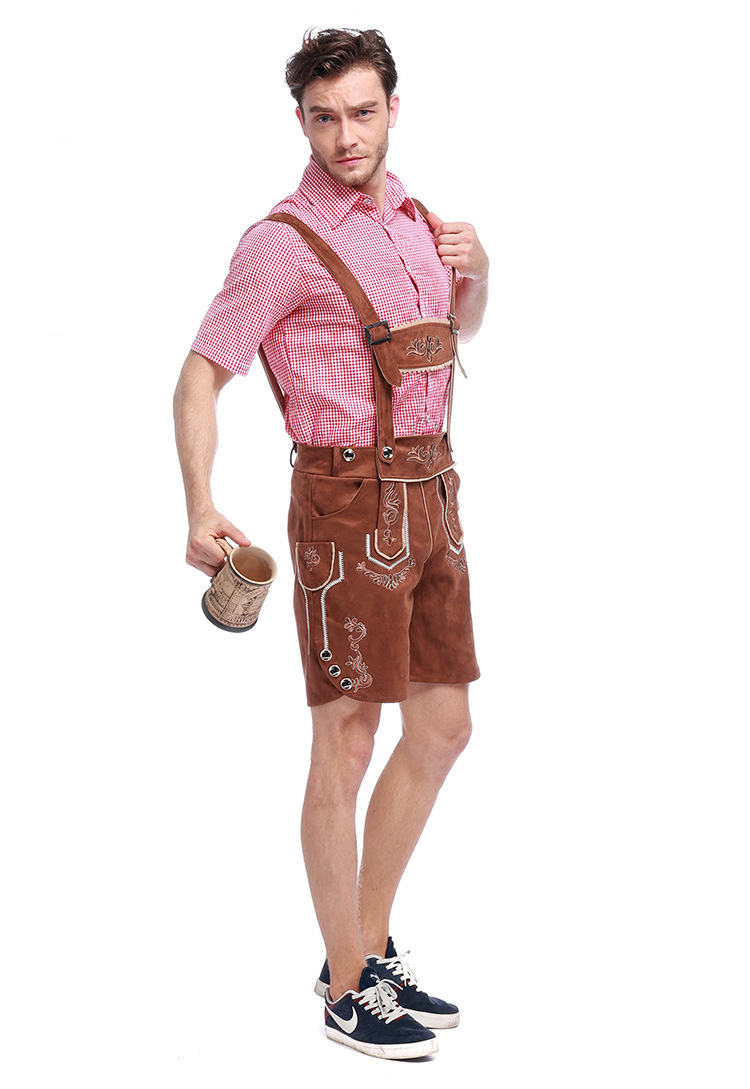 Guangzhou Apparel Adult Men's Beer Festival Costumes Beer Pants