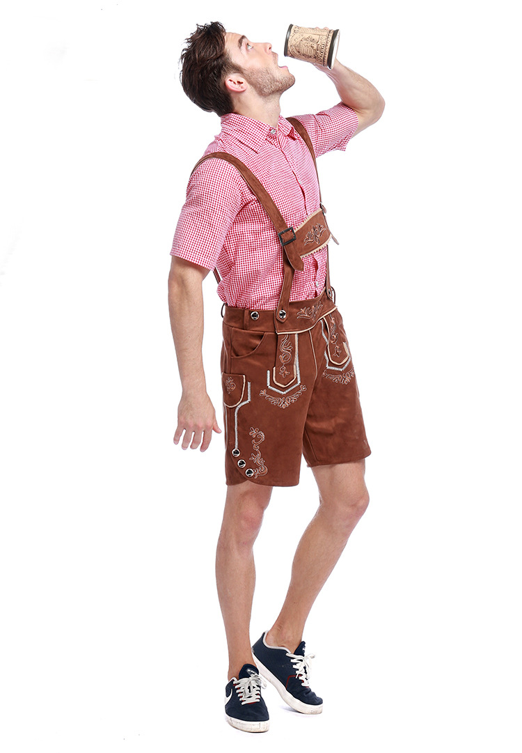 Guangzhou Apparel Adult Men's Beer Festival Costumes Beer Pants