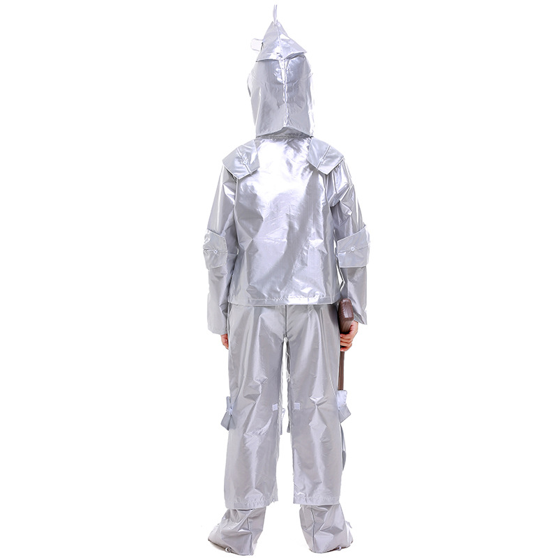 Halloween cosplay Tin Man/Tin Man costumes for boys, including a Wizard of Oz outfit.