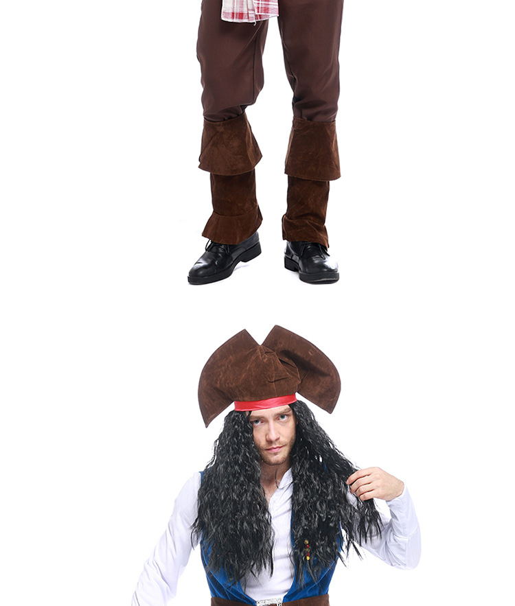 Men's Pirate Captain Costume Halloween Costume Adult Men's Game Costume