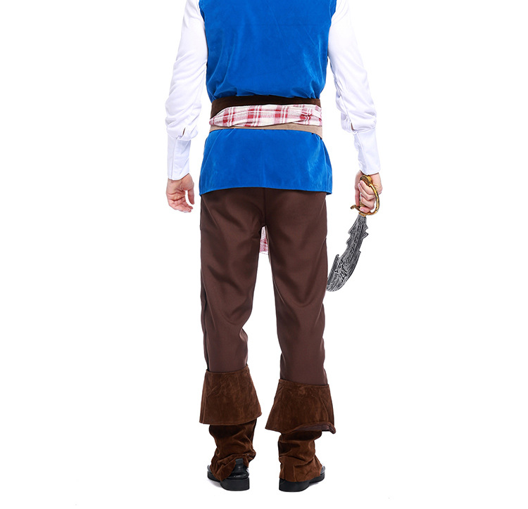 Men's Pirate Captain Costume Halloween Costume Adult Men's Game Costume
