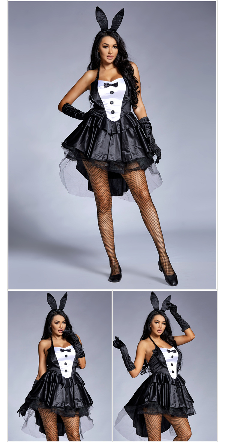 Halloween photo studio costumes, bunny girl costumes, tuxedos, magician performance costumes, European sizes.