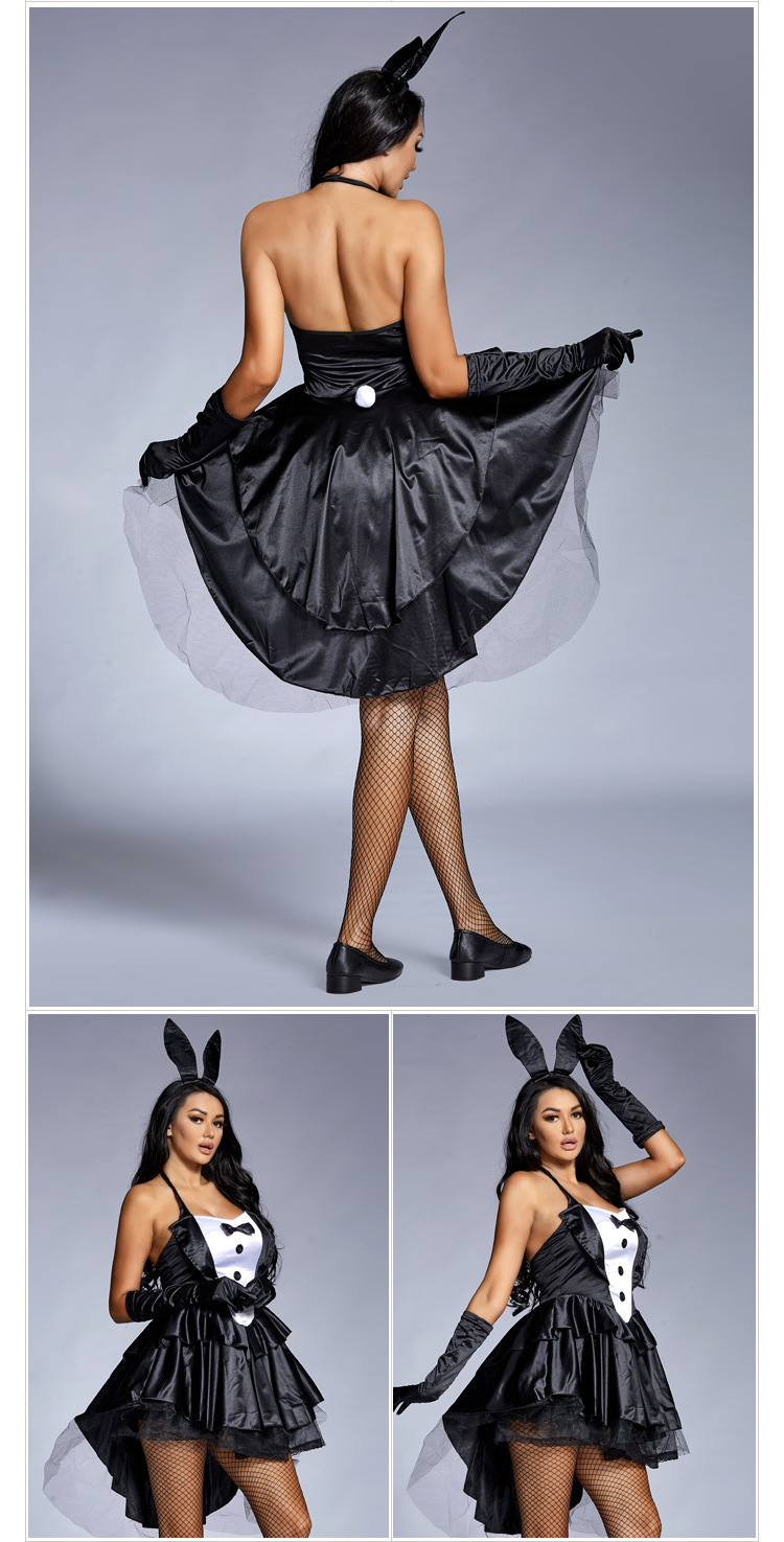 Halloween photo studio costumes, bunny girl costumes, tuxedos, magician performance costumes, European sizes.