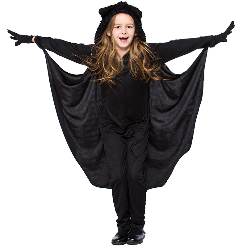 Unisex children's performance costume, bodysuit, animal bat costume, Halloween costume, children's clothing, stage performance costume