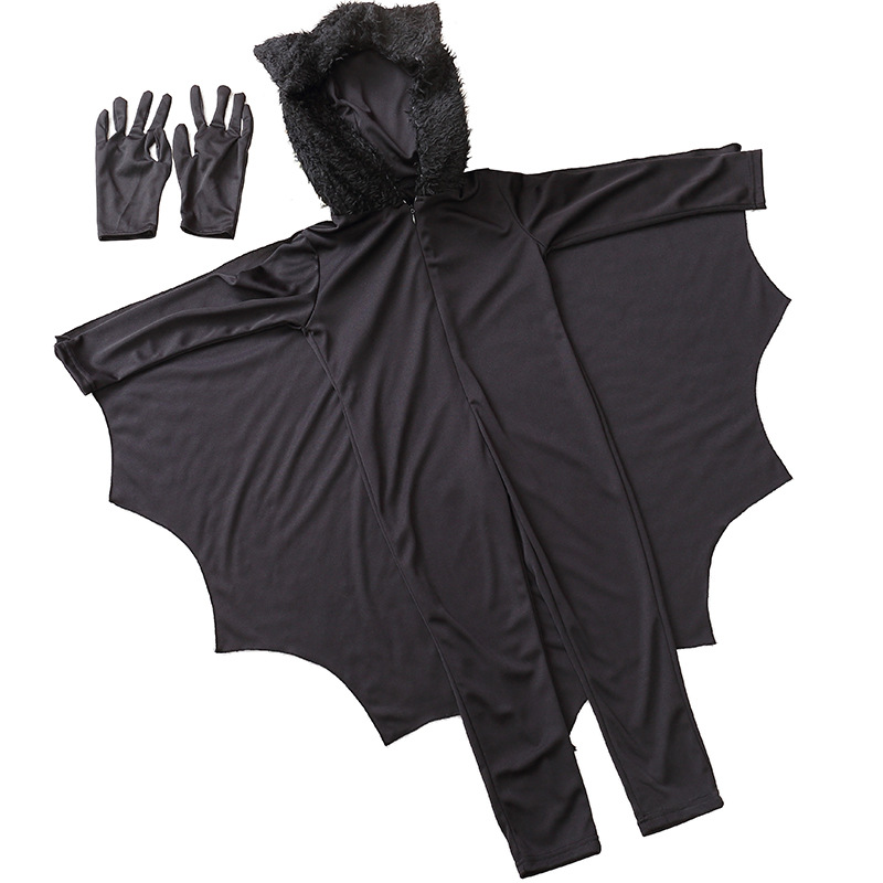 Unisex children's performance costume, bodysuit, animal bat costume, Halloween costume, children's clothing, stage performance costume