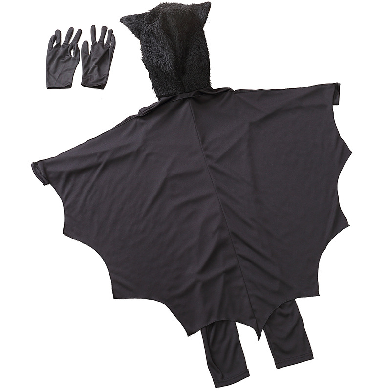 Unisex children's performance costume, bodysuit, animal bat costume, Halloween costume, children's clothing, stage performance costume