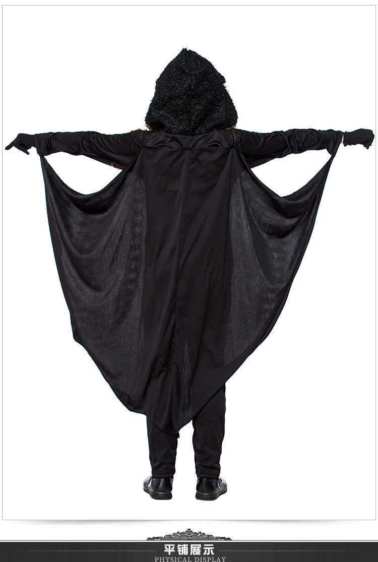 Unisex children's performance costume, bodysuit, animal bat costume, Halloween costume, children's clothing, stage performance costume