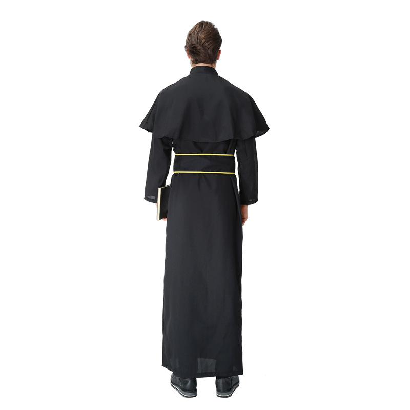 Cosplay Halloween Easter Carnival Adult Male Priest Costume