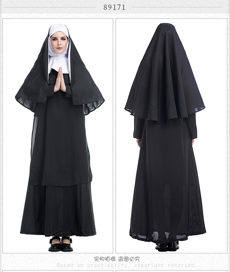 Cosplay Halloween Easter Carnival Adult Male Priest Costume