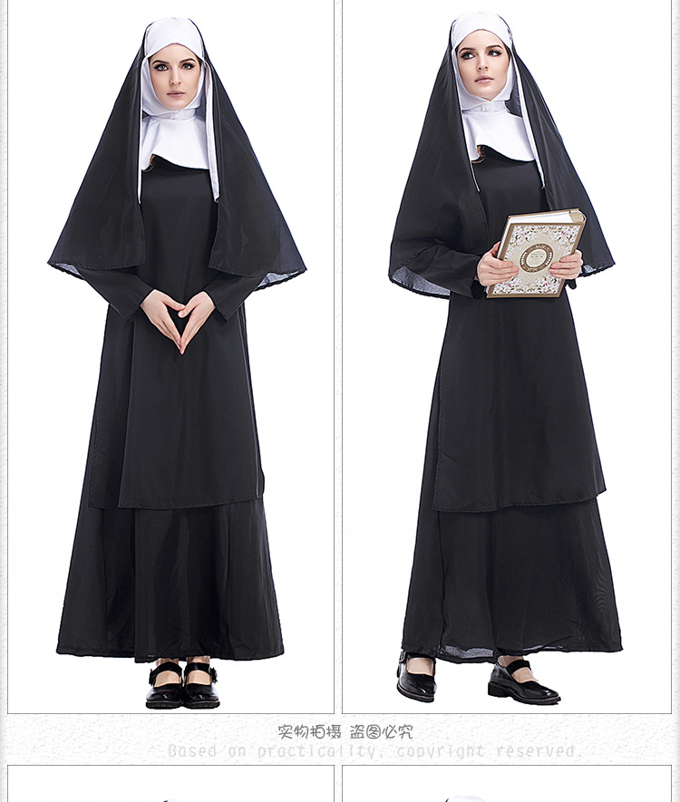 Cosplay Halloween Easter Carnival Adult Male Priest Costume