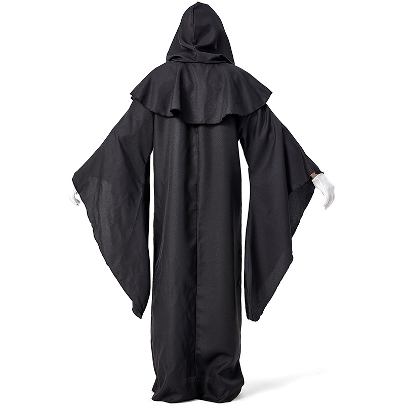 Halloween Ghost Festival Carnival Performance Costume: Simple Black Robe Demon Costume (E-commerce)
