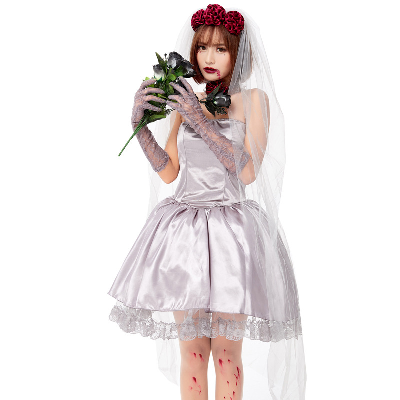 Rakuten Japan Halloween Adult Vampire Cosplay Rose Ghost Bride Costume