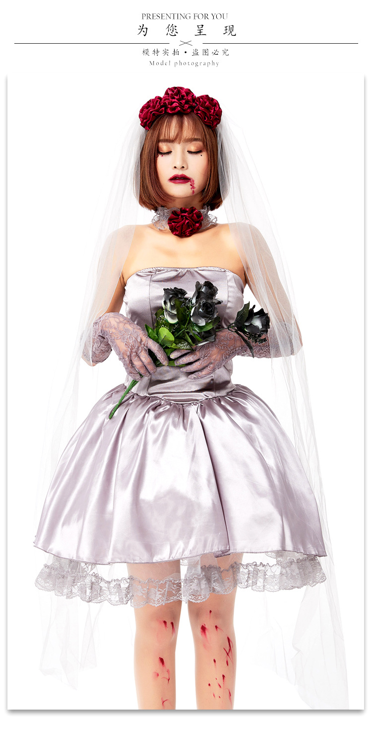 Rakuten Japan Halloween Adult Vampire Cosplay Rose Ghost Bride Costume