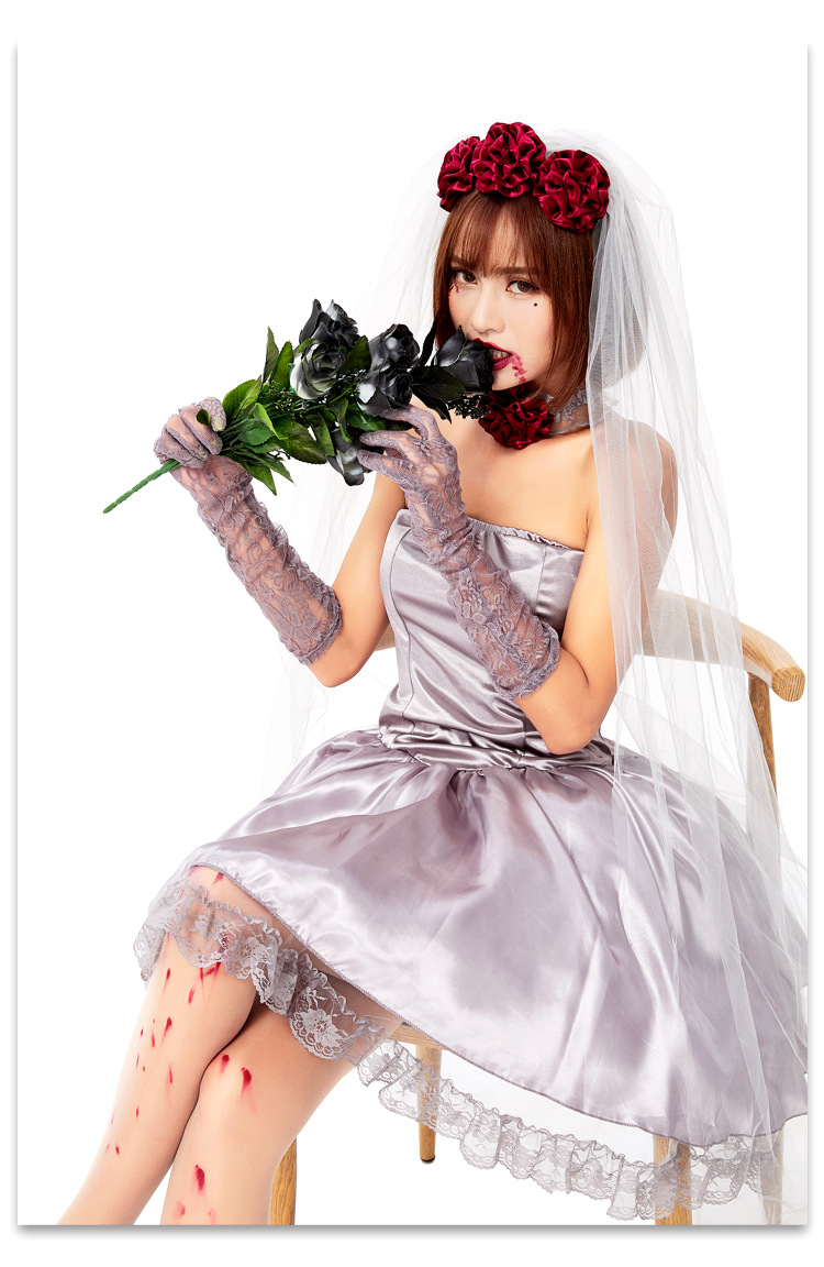 Rakuten Japan Halloween Adult Vampire Cosplay Rose Ghost Bride Costume