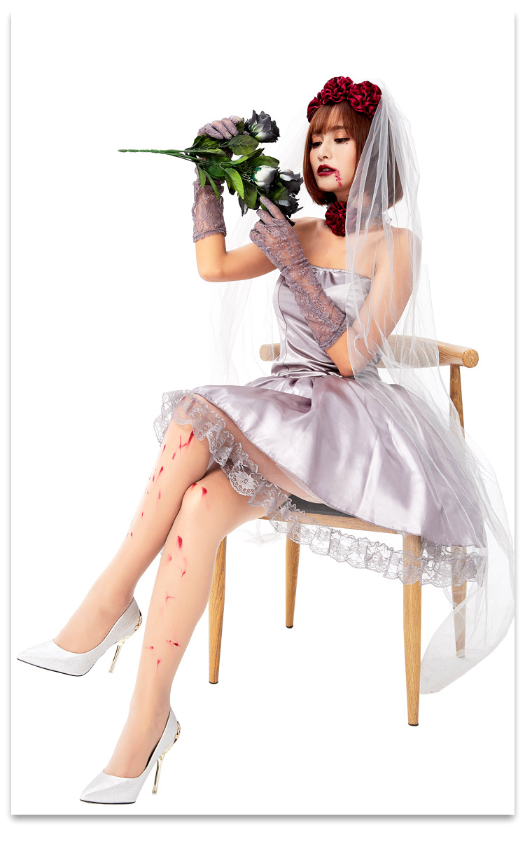 Rakuten Japan Halloween Adult Vampire Cosplay Rose Ghost Bride Costume