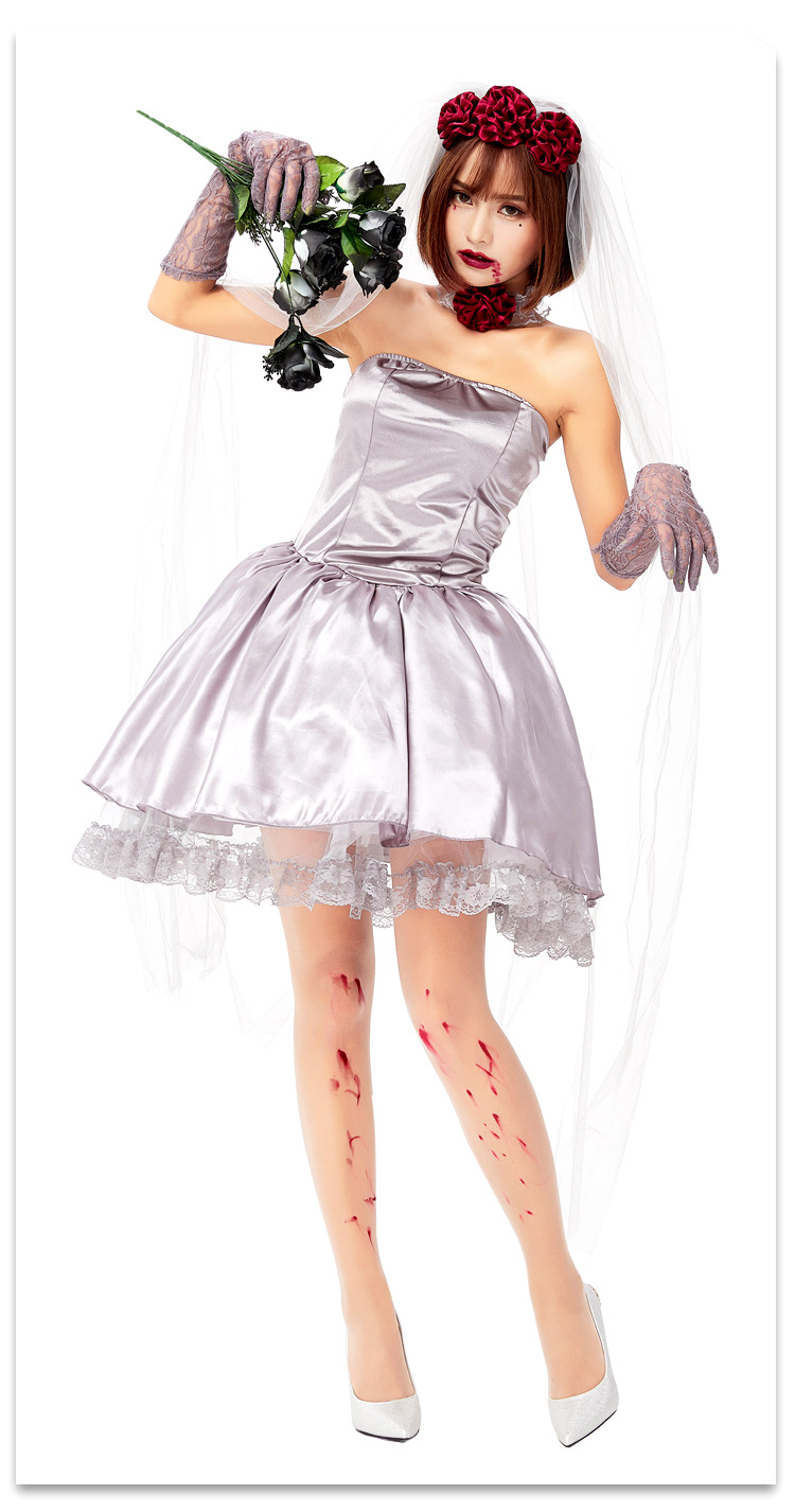 Rakuten Japan Halloween Adult Vampire Cosplay Rose Ghost Bride Costume