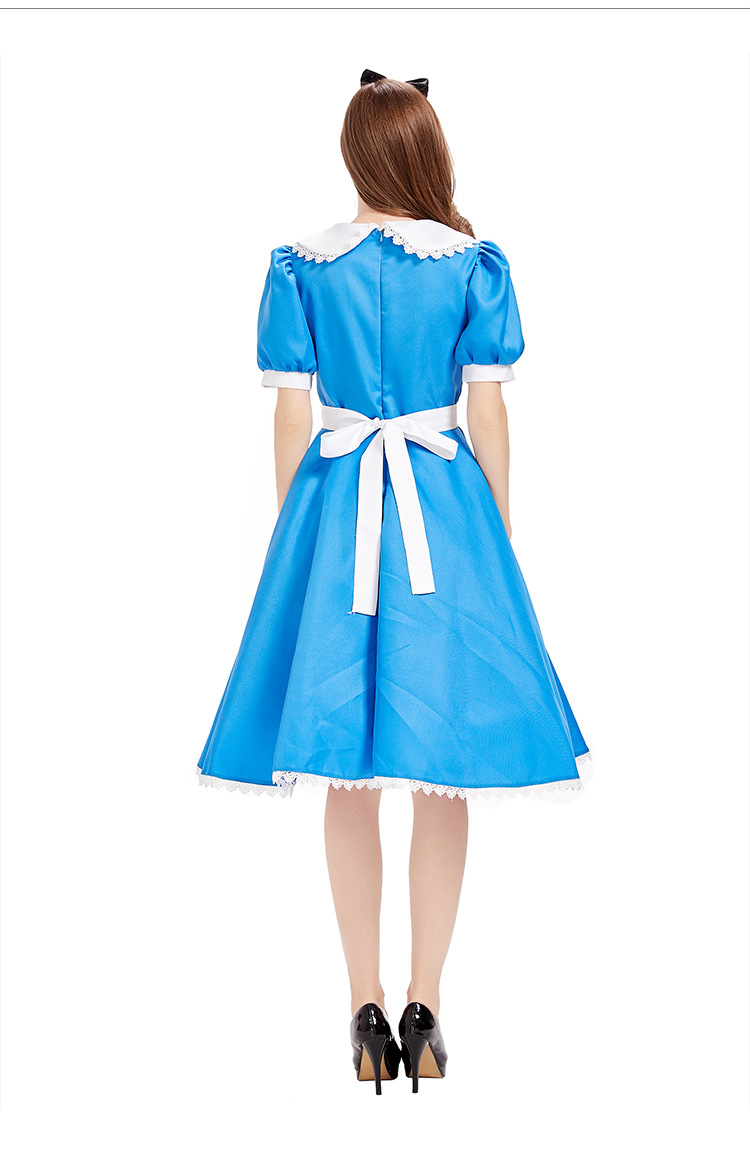 Alice in Wonderland Tea Party Costume - Blue Dress - Stage Performance Costume