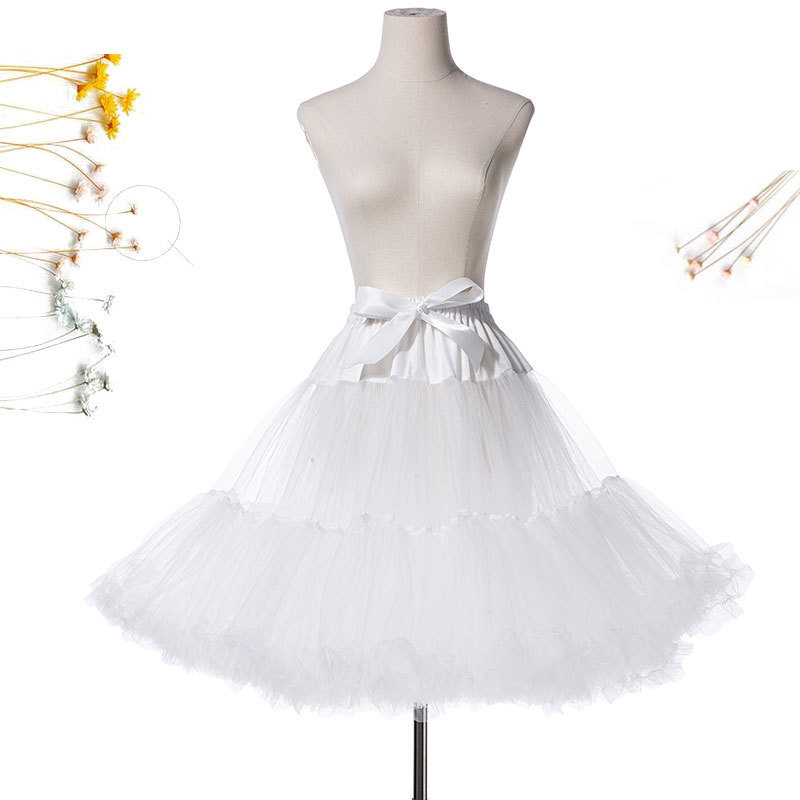 Marshmallow petticoat Lolita tulle skirt, super soft tulle, boneless, three-steel petticoat, cloud petticoat, adjustable