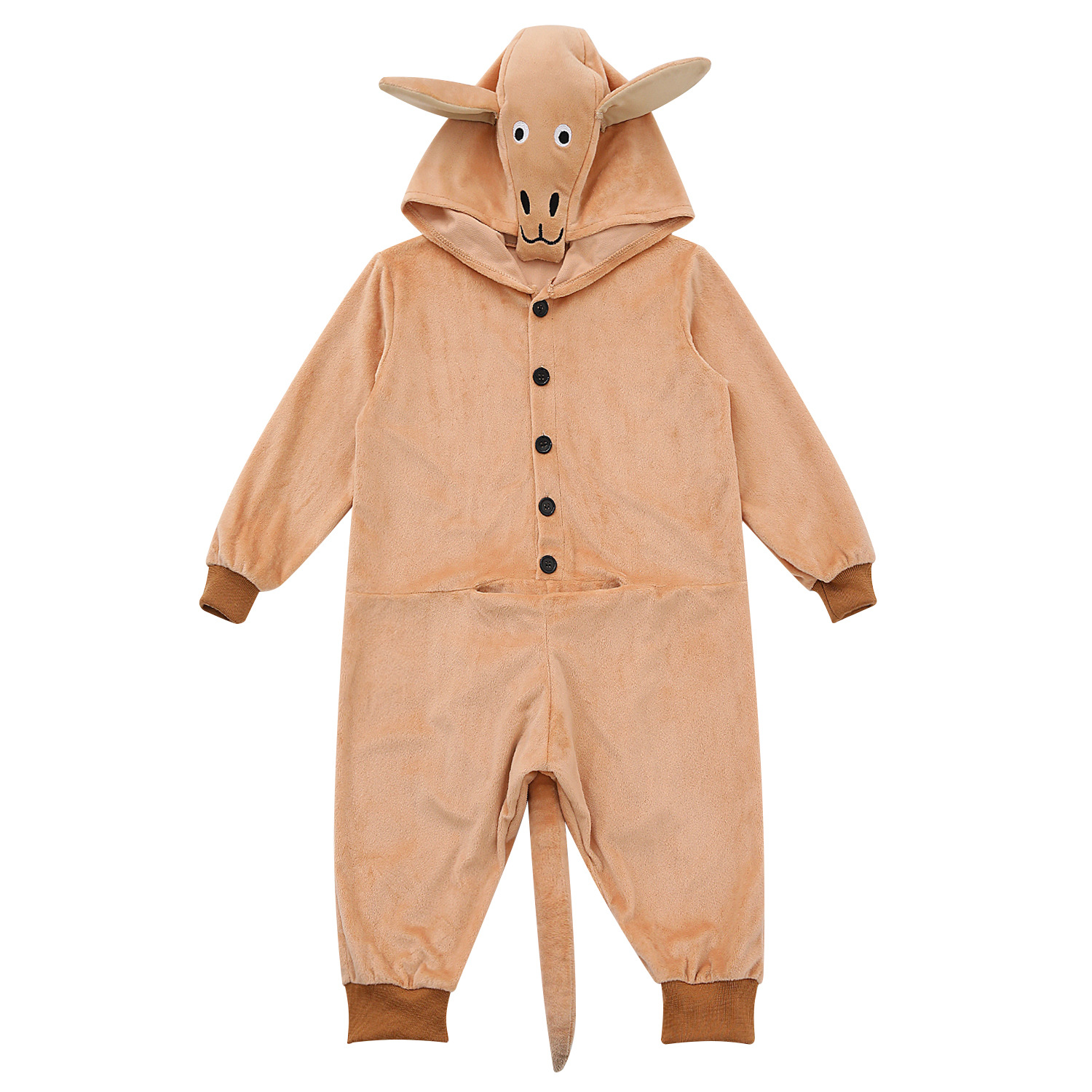 Halloween Children's Festival Party Costume, Parent-Child Performance Costume, Unisex Cute Kangaroo Animal Costume