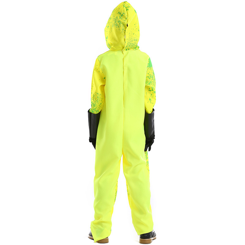 Halloween New Arrivals Party Bodysuit Biohazard Protective Suit Splash Print Unisex Outfit Zombie Role Play