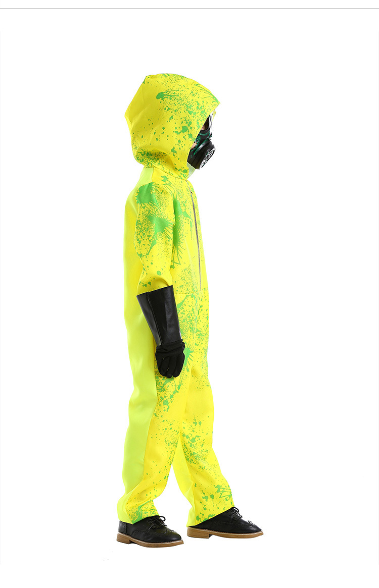 Halloween New Arrivals Party Bodysuit Biohazard Protective Suit Splash Print Unisex Outfit Zombie Role Play