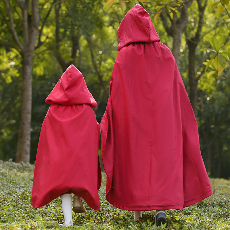 Little Red Riding Hood costume, Halloween costume, theatrical stage performance, parent-child outfit