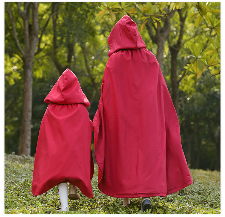 Little Red Riding Hood costume, Halloween costume, theatrical stage performance, parent-child outfit