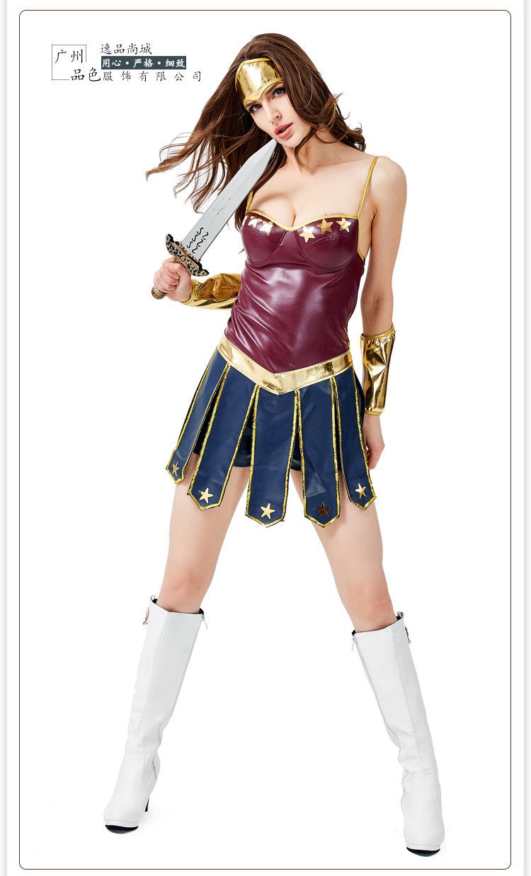 Halloween costumes in sizes S-XXL, adult cosplay movie heroine costumes.